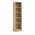 Armoire de rangement ouverte chêne clair en panneaux de particules 30 x 29 x 180 cm